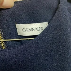 Navy blue, Calvin Klein business casual sheath dress, size  8